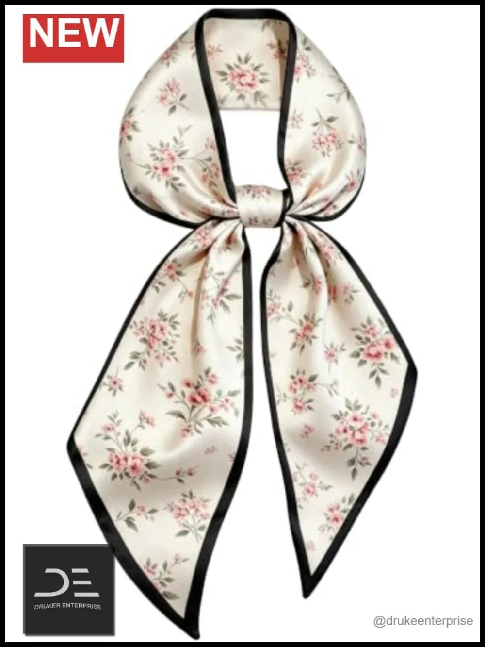 Silky Satin Fashion Scarf - Versatile Hair Neck Scarf